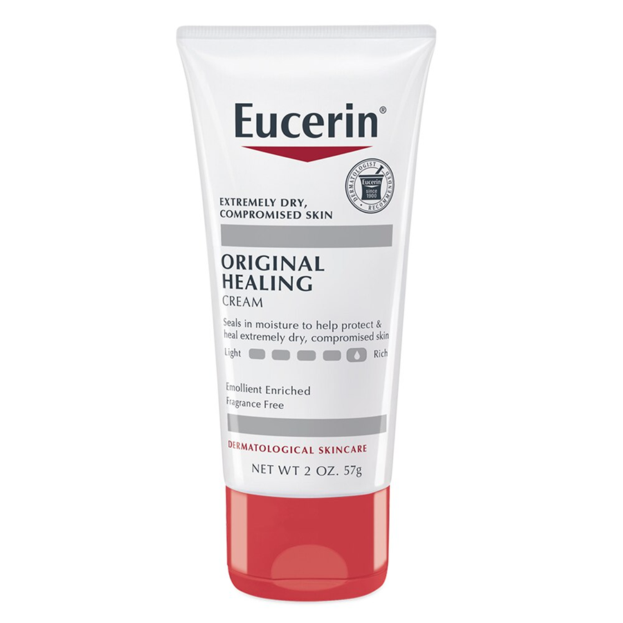 Eucerin Original Healing Rich Cream For Extremely Dry Skin 2 Oz. Tube