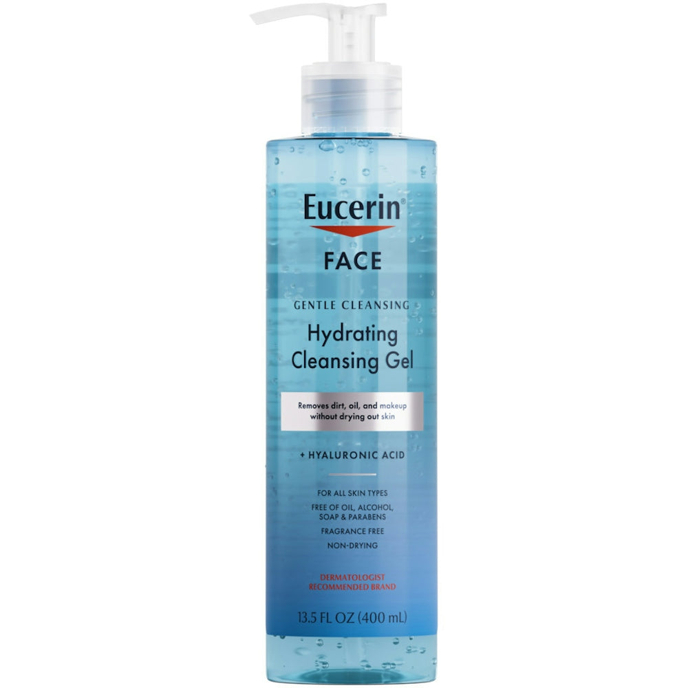 Eucerin Cleansing Gel, Hydrating, Face 13.5 Fl Oz